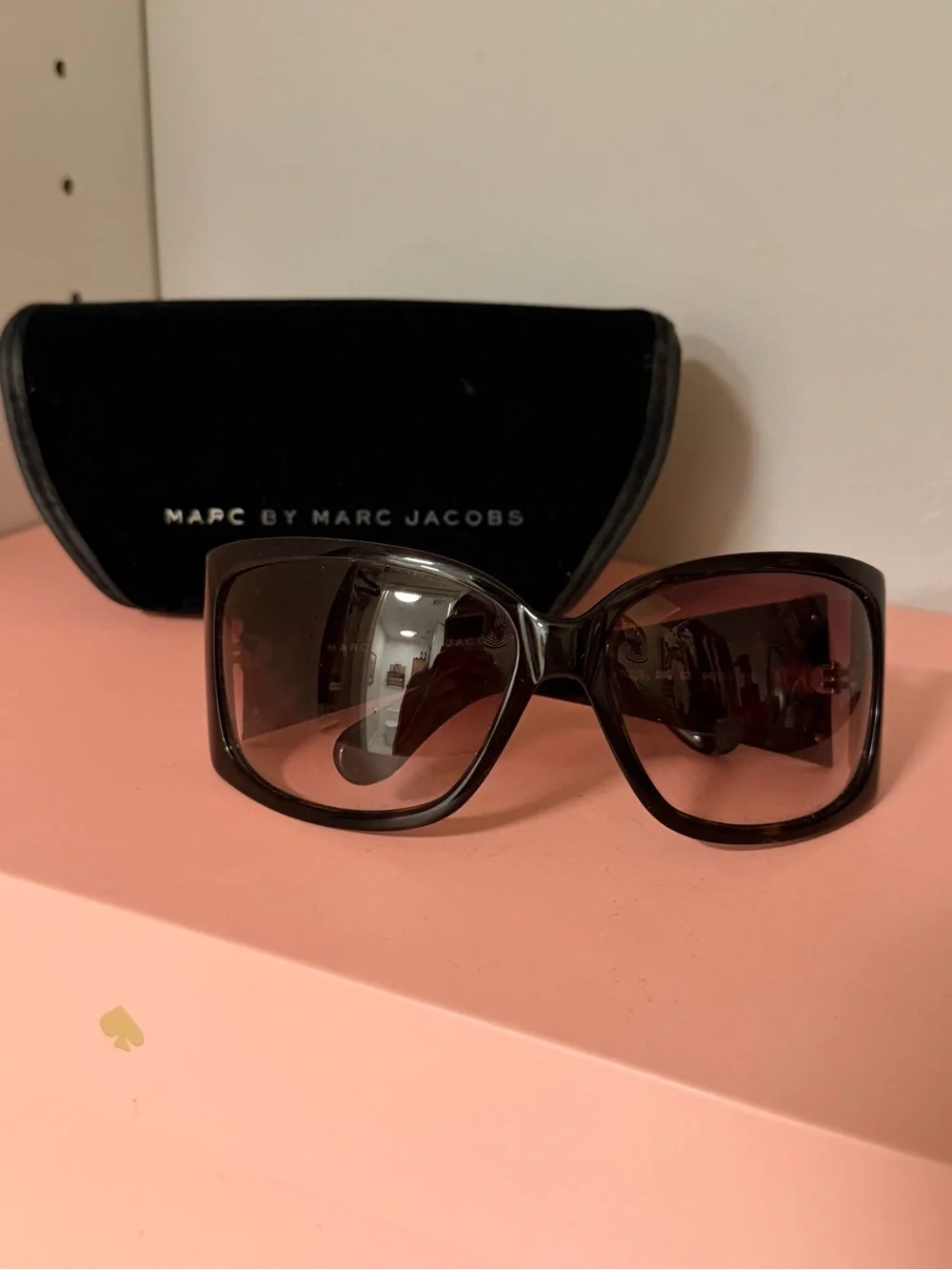 Marc by Marc Jacobs Tortoiseshell Sunglasses with Gold Accent